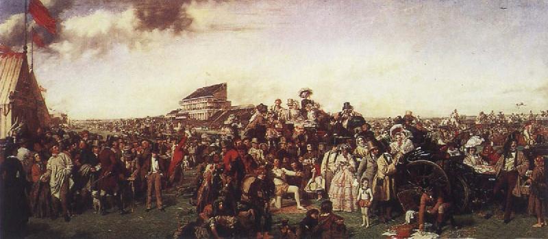 William Powell  Frith Derby Day oil painting image